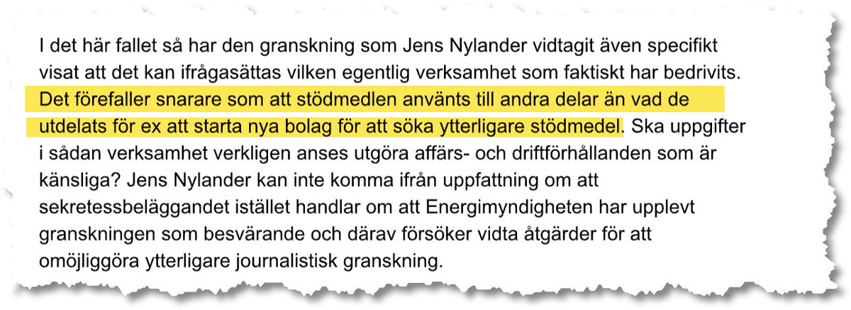 "det framgår inte ens övergripande vad de sekretessbelagda uppgifterna avser. Det enda som anges är att det på något sätt utgör uppgifter om känsliga affärs- och driftförhållanden. Vad uppgifterna närmare utgör och varför ett röjande skulle leda till skada är därför oklart."
