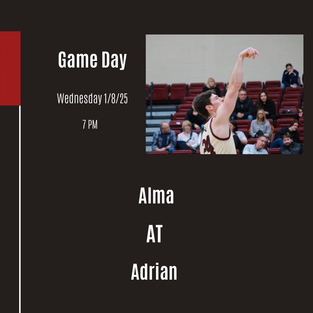 Alma College Men's Basketball (@almascotsmbb) on Twitter photo The Scots open up <a href="/MIAA1888/">#D3MIAA Sports</a> conference play tonight on the road at Adrian.
📈: adrianbulldogs.com/sidearmstats/m…
📺: m.youtube.com/watch?v=snsXC6… The Scots open up <a href="/MIAA1888/">#D3MIAA Sports</a> conference play tonight on the road at Adrian.
📈: adrianbulldogs.com/sidearmstats/m…
📺: m.youtube.com/watch?v=snsXC6…