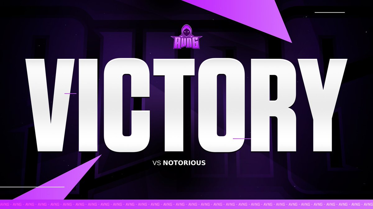 AVNG Esports (@avngesports) on Twitter photo 🚨WHAT A WIN🚨
🟣- MAP 1: 235-250
⚪- MAP 2: 6-4
🟣- MAP 3: 3-1
⚪- MAP 4: 250- 245
🟣-MAP 5: 6-5
GGs to <a href="/NotoriousORG_/">Notorious Gaming</a> 🚨WHAT A WIN🚨
🟣- MAP 1: 235-250
⚪- MAP 2: 6-4
🟣- MAP 3: 3-1
⚪- MAP 4: 250- 245
🟣-MAP 5: 6-5
GGs to <a href="/NotoriousORG_/">Notorious Gaming</a>