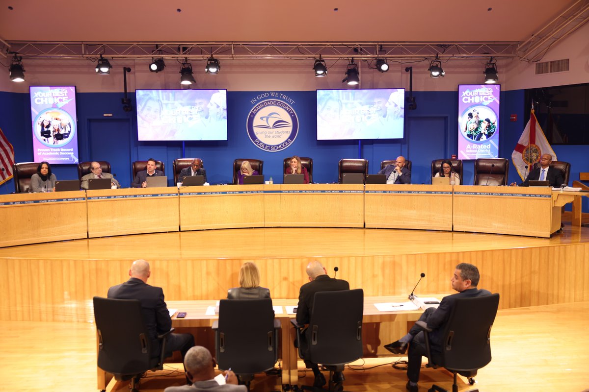 Recognizing Lourdes Diaz, <a href="/MDCPS/">Miami-Dade Schools</a>' Chief Academic Officer, for her outstanding leadership and unwavering commitment to academic excellence during our committee meeting today. Her dedication serves as an inspiration to her team, fostering an environment that supports student