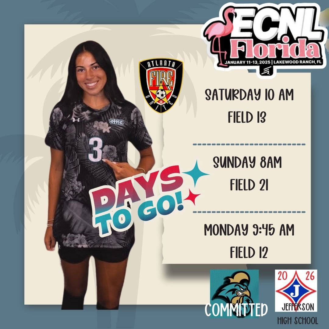 Ava Rodriguez 🇺🇸🇨🇴🇨🇷 (@avarodriguez08) on Twitter photo 3 Days to go! #ECNLFL <a href="/ECNLgirls/">ECNL Girls</a> <a href="/AFU_2008_ECNL/">Atlanta Fire United 08G ECNL</a> <a href="/ImYouthSoccer/">ECNL/GA/Recruiting/College Soccer</a> #chantsup 3 Days to go! #ECNLFL <a href="/ECNLgirls/">ECNL Girls</a> <a href="/AFU_2008_ECNL/">Atlanta Fire United 08G ECNL</a> <a href="/ImYouthSoccer/">ECNL/GA/Recruiting/College Soccer</a> #chantsup