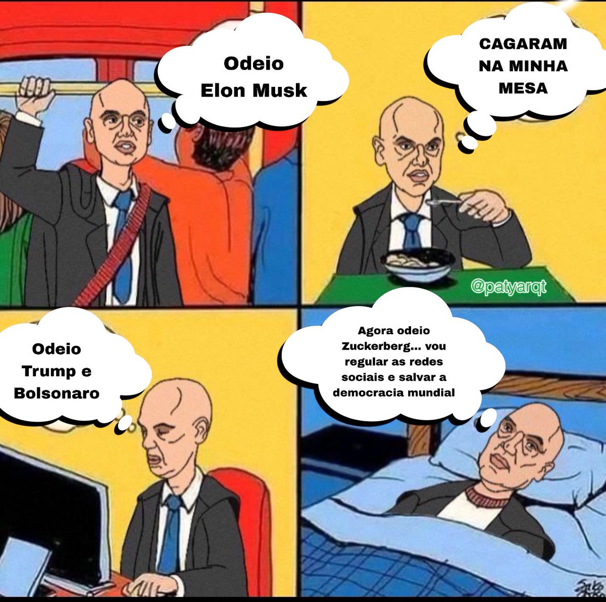 eritonb's tweet photo. Alexandre de Moraes! 
Está nos trends CARECA E VIADO! https://t.co/LYfeMi1i2Q