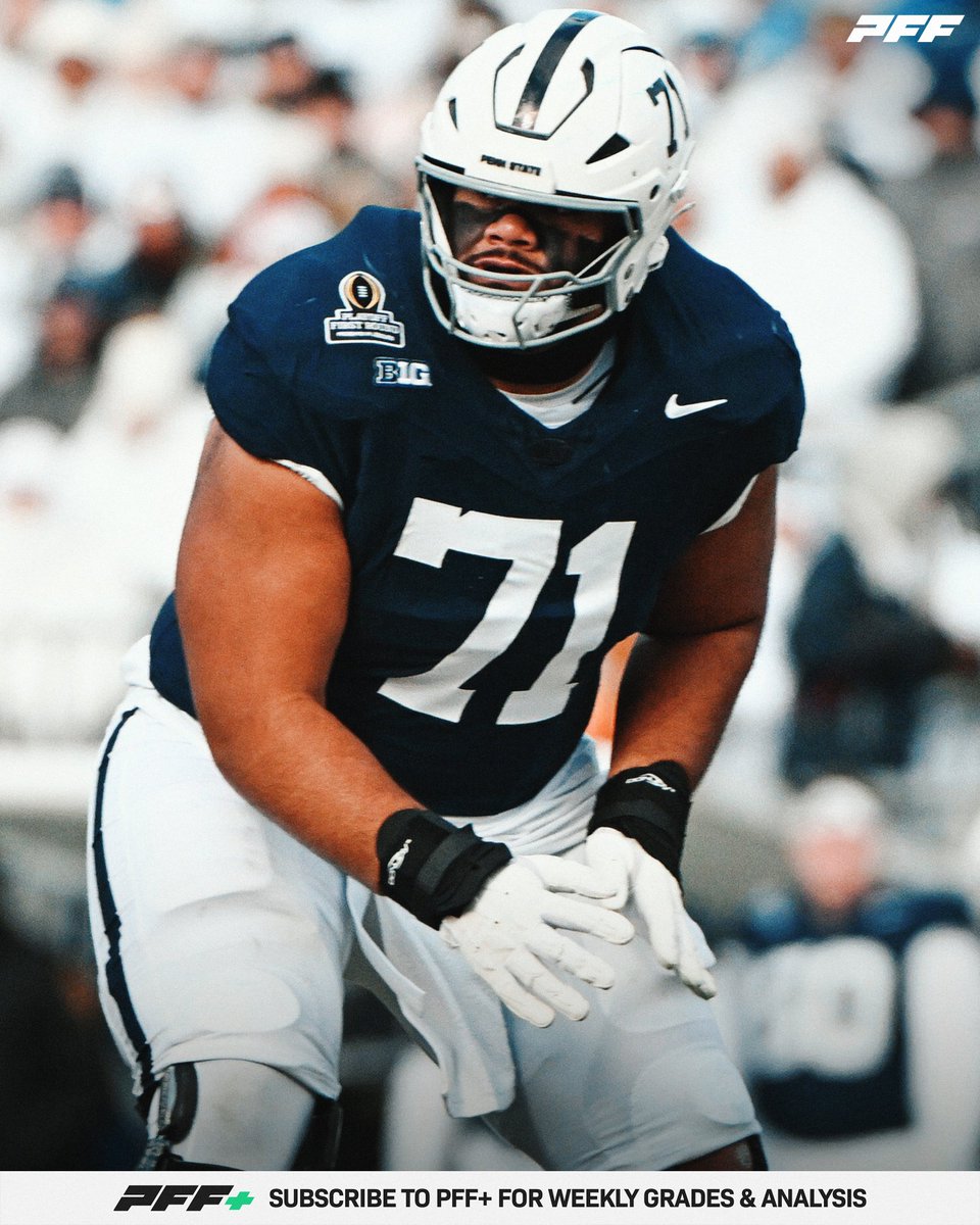 PFF College (@pff_college) on Twitter photo Penn State OL Olaivavega Ioane This Season:
🐾 464 Pass Block Snaps
🐾 Zero Sacks Allowed
🐾 1 QB Hit Allowed
<a href="/PennStateFball/">Penn State Football</a> Penn State OL Olaivavega Ioane This Season:
🐾 464 Pass Block Snaps
🐾 Zero Sacks Allowed
🐾 1 QB Hit Allowed
<a href="/PennStateFball/">Penn State Football</a>