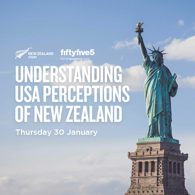 Join our free webinar "Understanding USA Perceptions of New Zealand" on January 30 to discover the latest findings from our perception research in the USA! Explore sector opportunities in education, F&amp;B, tech &amp; manufacturing. 
👉Register here: ow.ly/UoQO50UCcKp