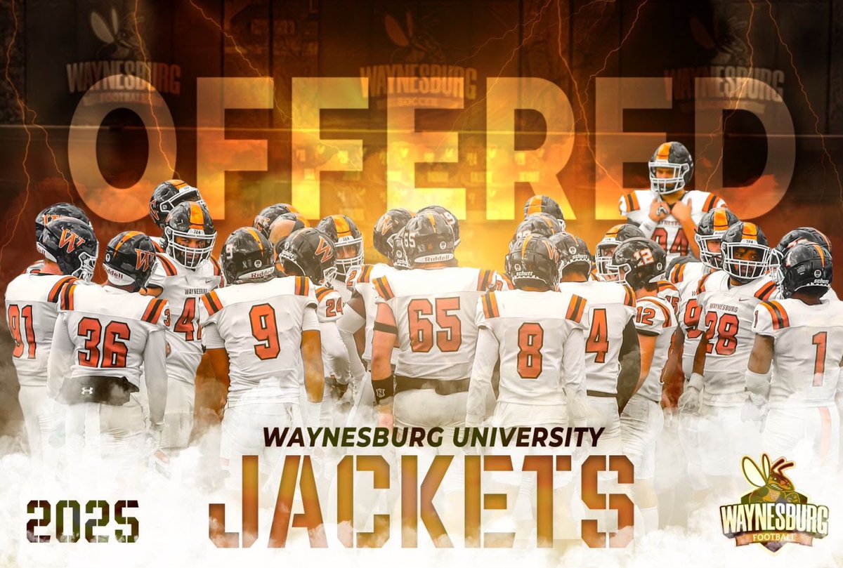 Blessed to receive my 1st official offer from Waynesburg U🧡@CoachColemanDL <a href="/ZackWindsor1/">Zack Windsor</a> <a href="/Waynesburg_FTBL/">Waynesburg Football</a>