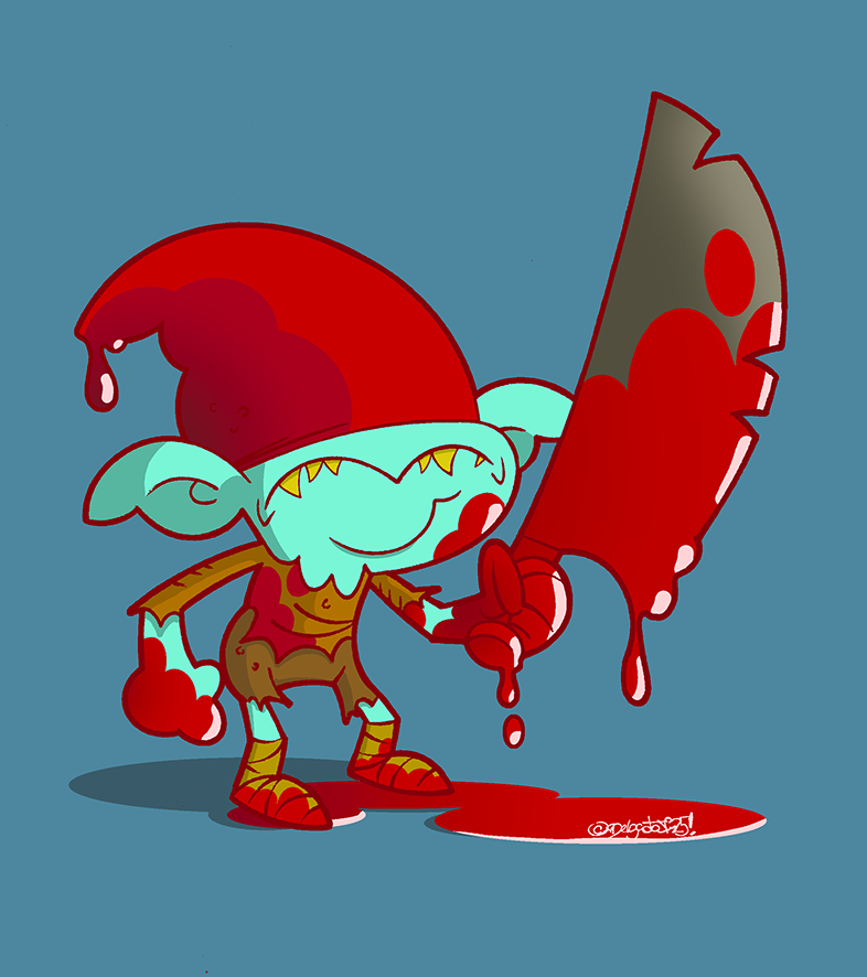 1st monster of the new year: The Redcap (bloody edition)...#dnd5e #redcap #thefey #dndartwork #dnd5e #redcap #thefey #dndartwork