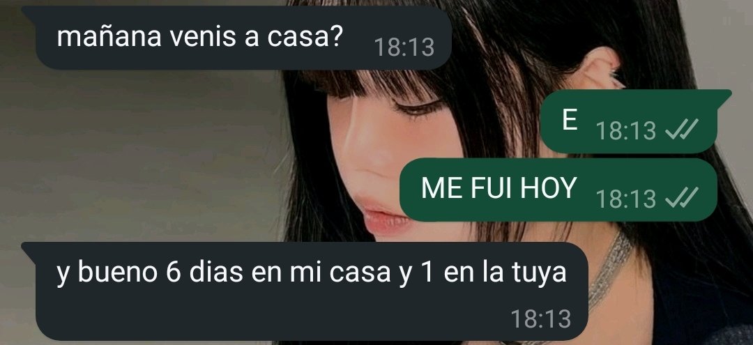 me agarré al más intenso de todos