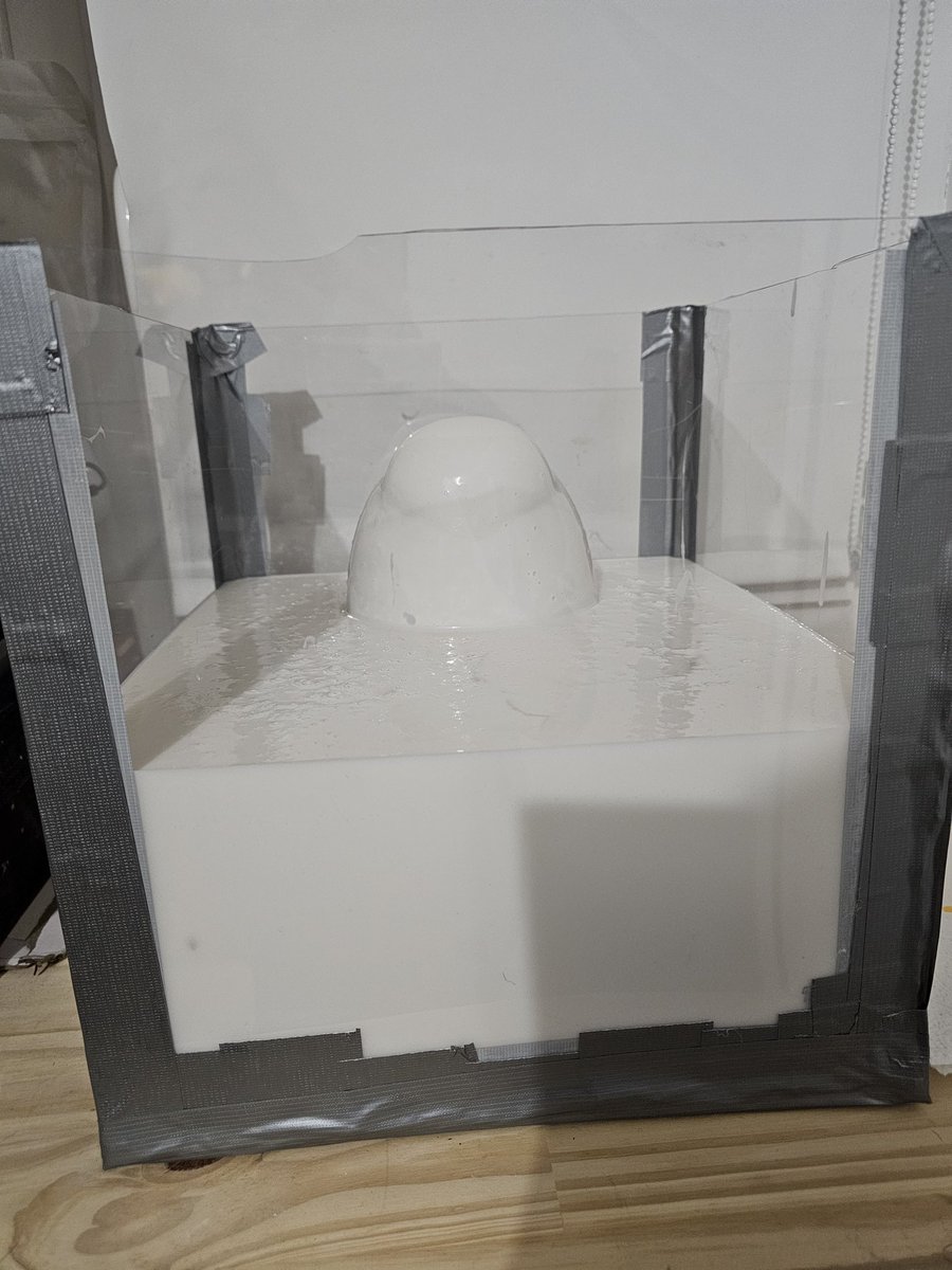 Making a silicone mold of the head base 👀