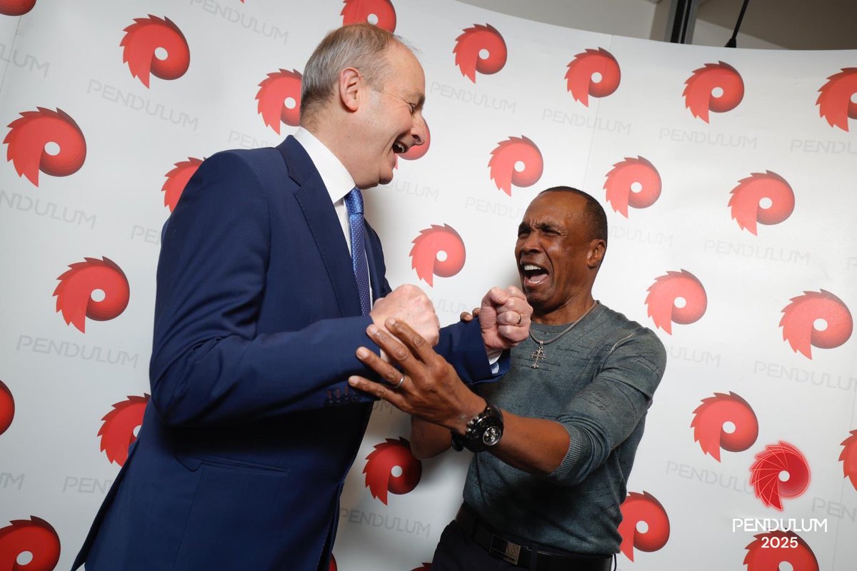 A pleasure to speak at the Pendulum Summit tonight. 

An opportunity to reflect on opportunities and challenges in 2025, and meet inspirational figures, including the legendary Sugar Ray Leonard.
