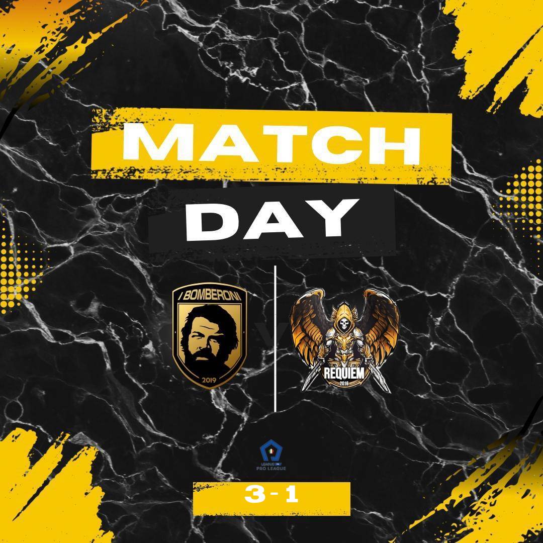 📌Full Time

🏆| <a href="/VPGItaly/">Virtual Pro Gaming Italy 🇮🇹</a> 
🆚| <a href="/Requiem_proclub/">Requiem Esport Team</a> 
🏠✅ 3-1
⚽️⚽️⚽️ <a href="/Gnigno7771/">Not-Gnlgno</a> 
👟 <a href="/TheAlexGaming7/">𝐗𝐚𝐦 𝐏𝐥𝐚𝐲𝐞𝐫</a> 
👟 <a href="/TraumfaengerGK/">Montoesquieu</a> 
🎖️ <a href="/Gnigno7771/">Not-Gnlgno</a>