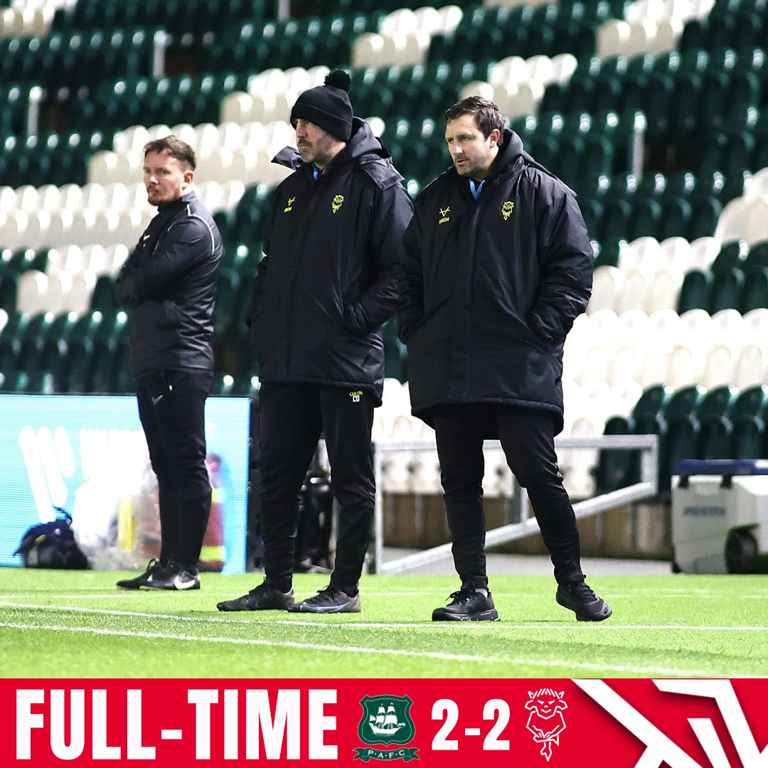 LCFCAcademy's tweet photo. ⏹️ Penalties to come.
⏱ FT | 🟢 2-2 🔴 | #PLYLIN https://t.co/LMHmxnhLw9