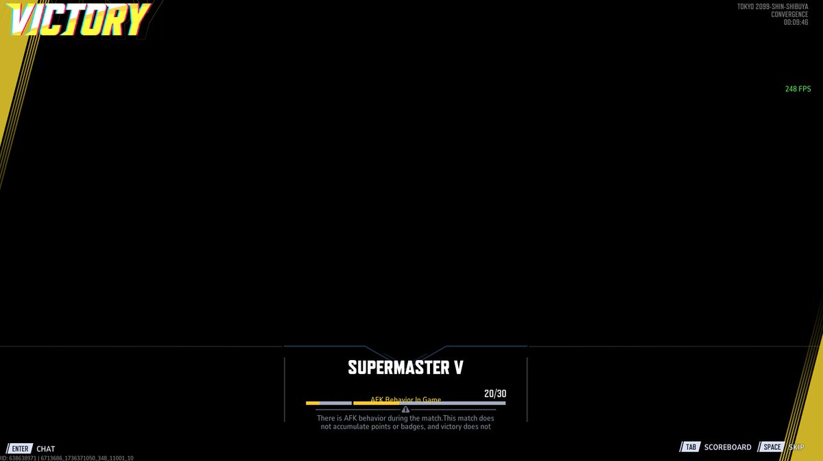 won a game and became the only supermaster V in all of NA