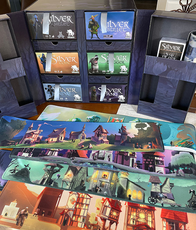 What games did you play with your family over the holidays? 
We played a lot of Silver Collector's Edition by <a href="/beziergames/">Bezier Games, Inc.</a> and Landmarks by <a href="/FloodgateGames/">Floodgate Games</a> 
Get the run down of what we played: bit.ly/4ahszlh