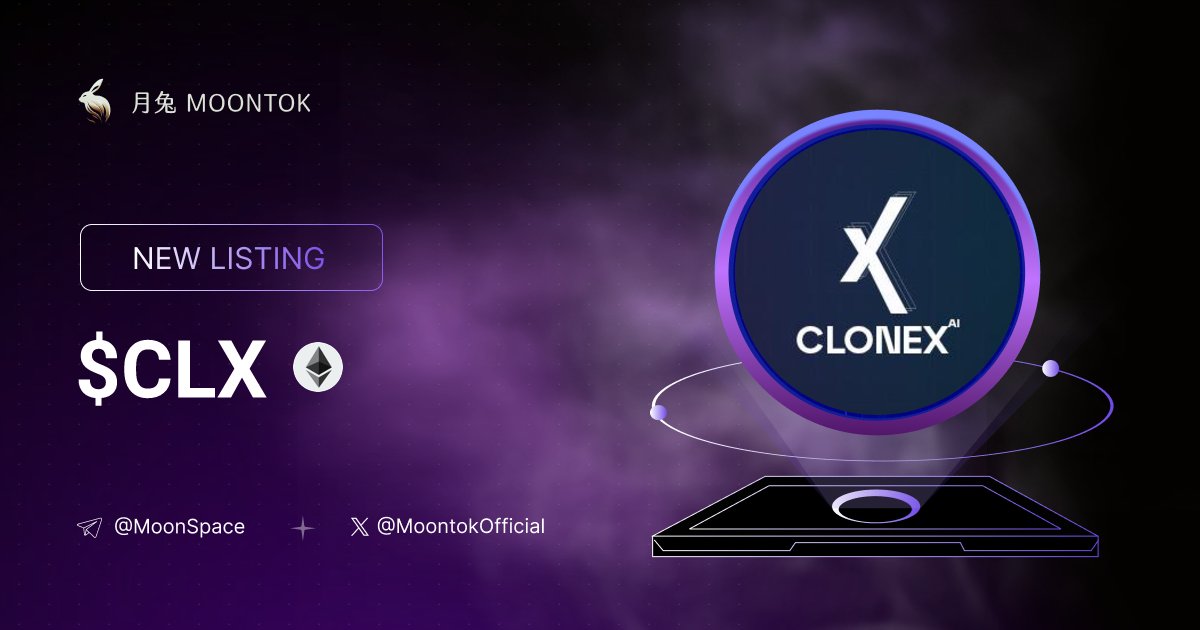 MoontokListing's tweet image. ⚡ 月兔雷霆 - Moontok Xpress

CloneX AI ( $CLX )
moontok.io/coins/clonex-ai

0xD8A2f109BEC88D9C9df6F4958c3301bd9D1929Fd

LIQ: $320,572 | MC: $2,510,663

#altcoin #memecoins @CloneXAI_Eth @moontokofficial