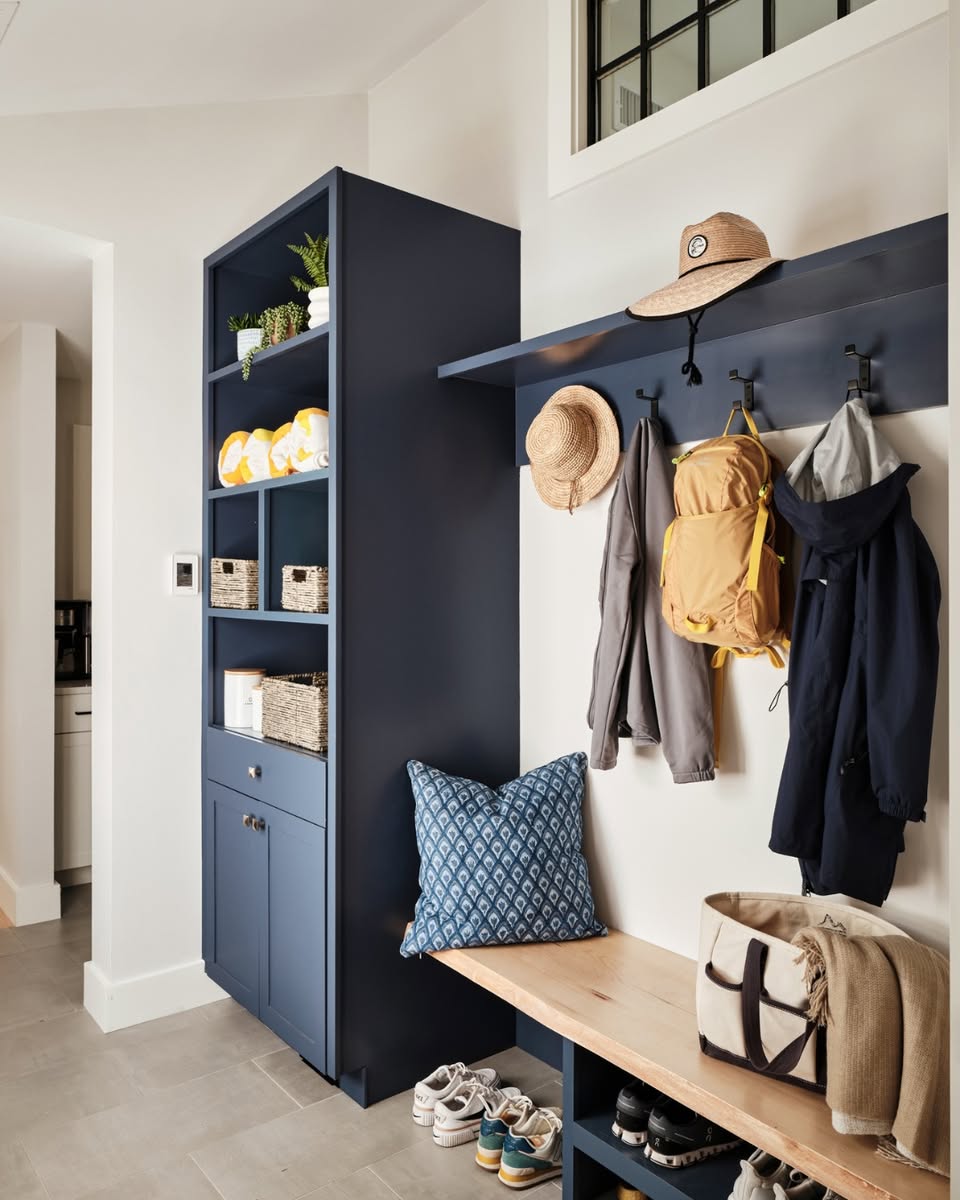 PhilbrookCC's tweet image. Every year, “get organized” is one of the top three New Year’s resolutions in the U.S., yet only 9% of people succeed in making lasting changes. Create a path to success with custom built-in storage.
#BuiltByPhilbrook #CapeCodBuilder #CapeCodHome #GetOrganized