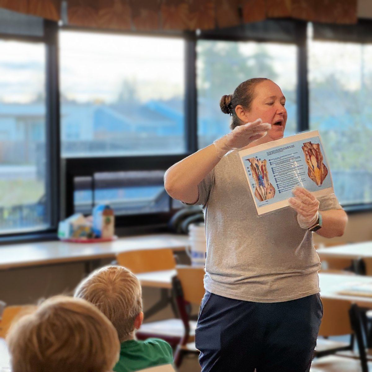 Our 4th graders at GIS learned a new skill before starting the new year—squid dissection! 🦑
