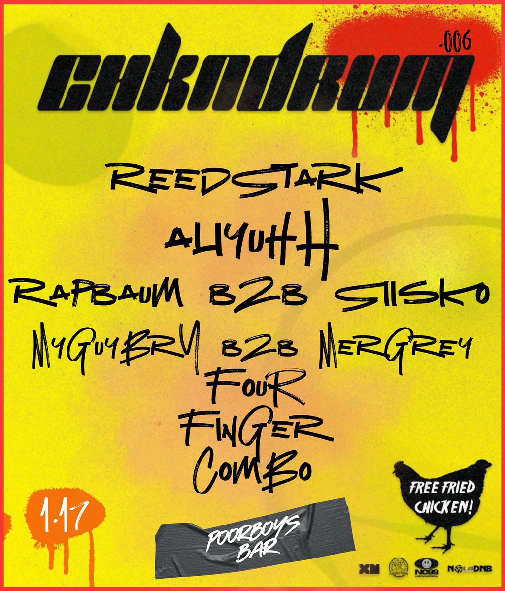 We’re clucking back on 1/17 at Poor Boys 🐤 Hit upp bio for 🎟️
