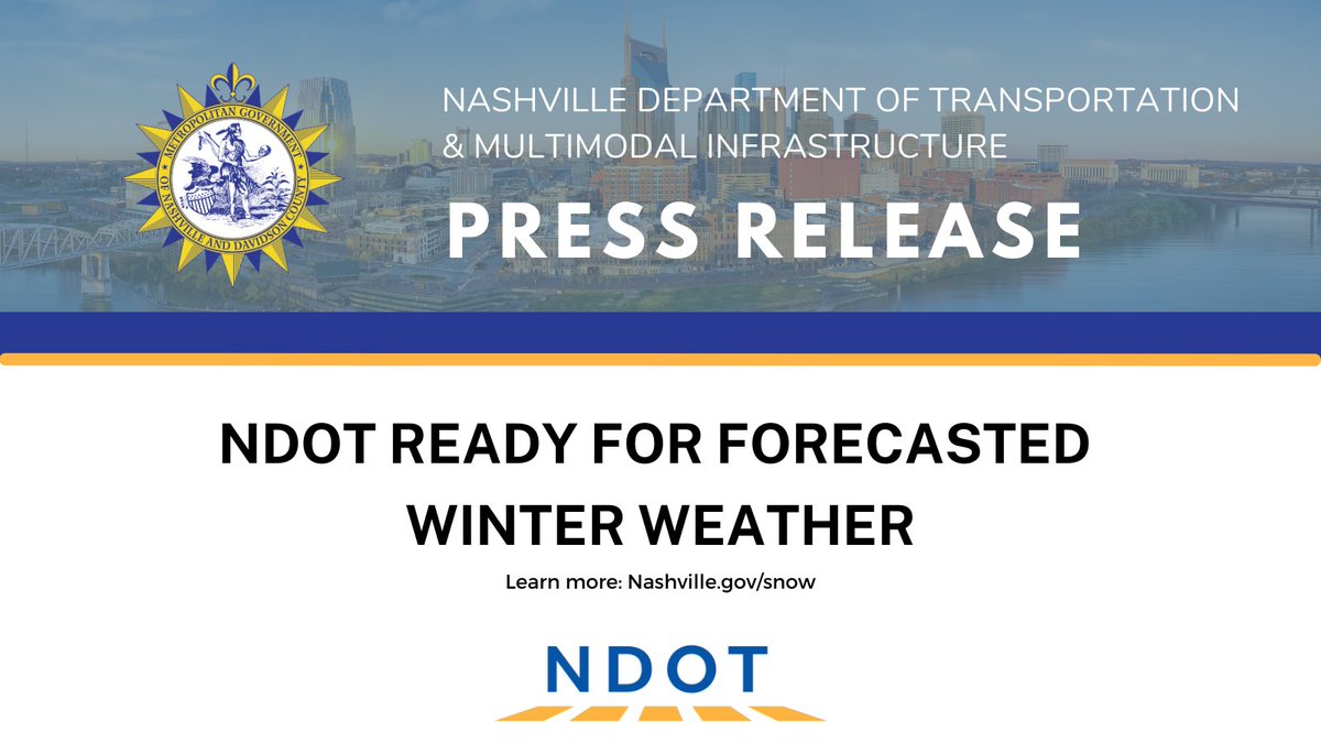 ❄️ NDOT is prepared to respond to winter weather impacts to primary, secondary, &amp; post-secondary routes across the county.

✅ Crews are pre-treating primary &amp; secondary routes with brining solution. Post-secondary routes have already been treated.

More: bit.ly/407Nl2a.