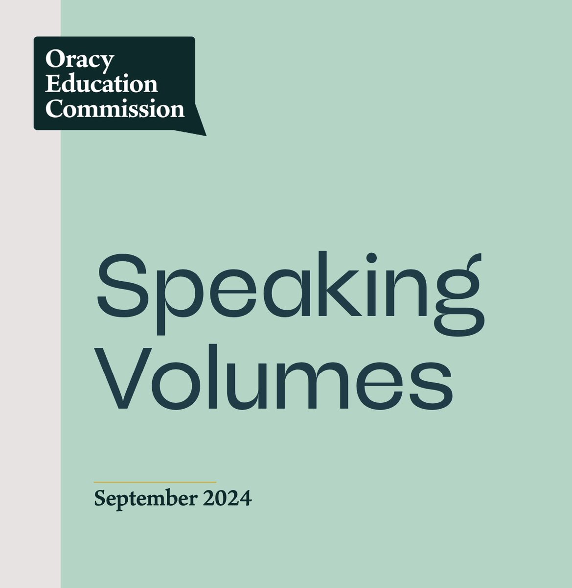 Oracy Education Commission (@oracycommission) on Twitter photo Last year, lots of us were talking about #oracy. Hereās a quick retrospective:
Oracy isnāt new. A useful discussion of what oracy means and why it matters to childrenās learning and personal development is here, via our āSpeaking Volumesā papers 1/8
oracyeducationcommission.co.uk/wp-content/upl⦠Last year, lots of us were talking about #oracy. Hereās a quick retrospective:
Oracy isnāt new. A useful discussion of what oracy means and why it matters to childrenās learning and personal development is here, via our āSpeaking Volumesā papers 1/8
oracyeducationcommission.co.uk/wp-content/uplā¦