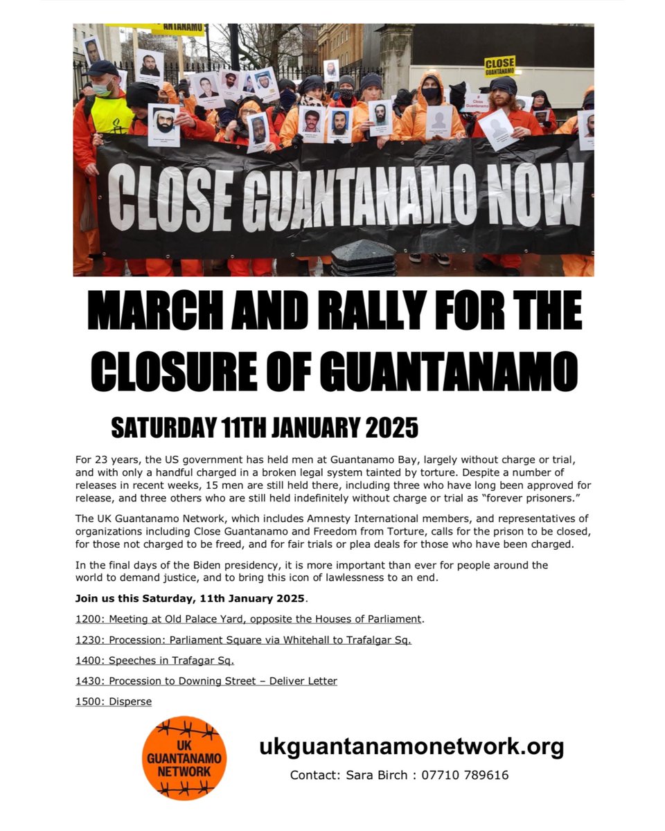 UK Guantanamo Network tweet media