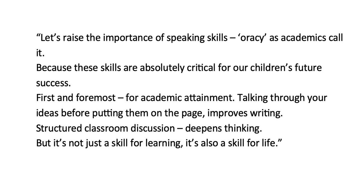 Also … last year, as Leader of the Opposition, Keir Starmer signalled that #oracy would be a key part of the Labour Party’s future ‘Opportunity Mission’ … labour.org.uk/updates/press-… 
3/8