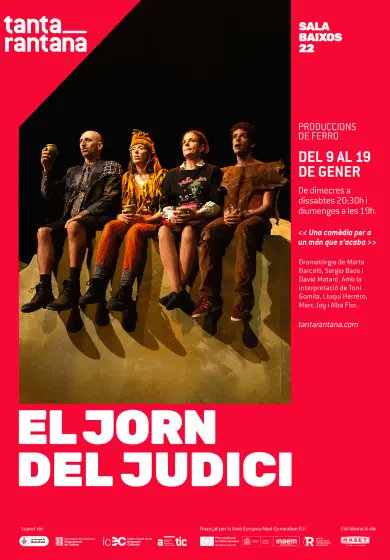 Començo el 2025 amb bon teatre!
Amb una comèdia esbojarrada #ElJornDelJudici a <a href="/elTantarantana/">Teatre Tantarantana</a> 

#FidelMón #Supervivència #Mallorca