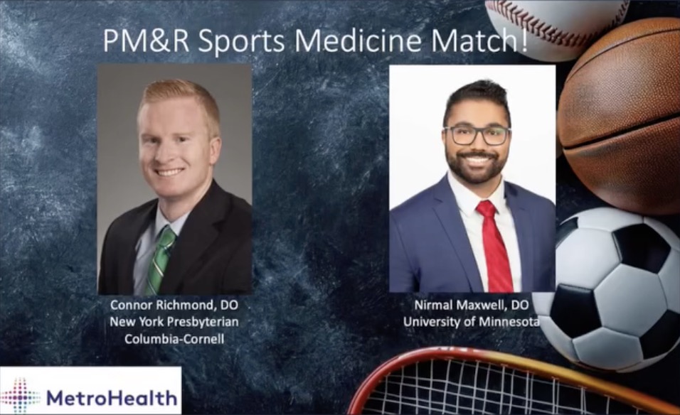 Congratulations to our two rock star chiefs on their Sports Medicine Match! <a href="/Nirms_DO777/">Nirmal Maxwell, DO</a>  and Connor Richmond!