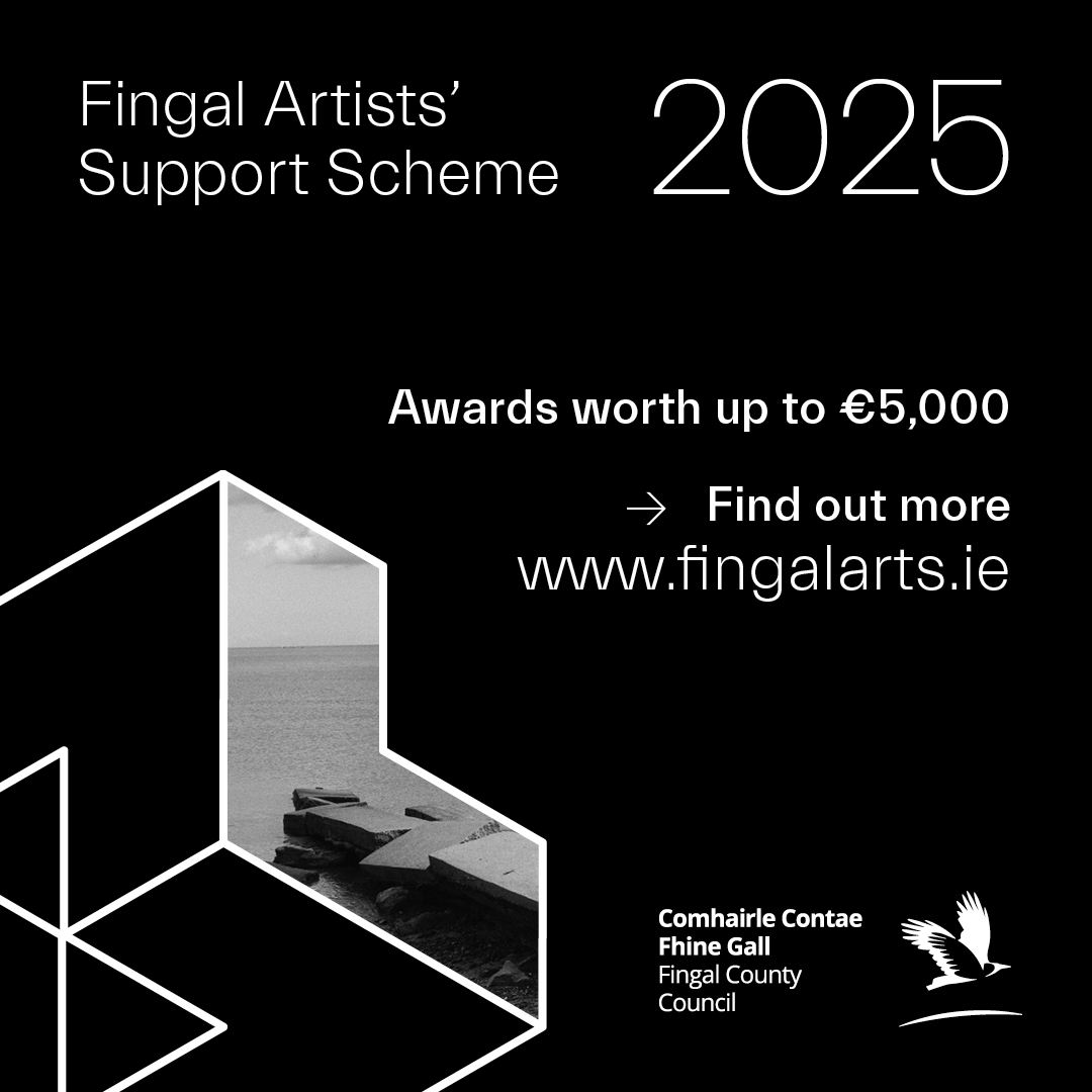 Fingal Arts (@fingalarts) on Twitter photo The <a href="/Fingalcoco/">Fingal County Council</a> Artists' Support Scheme is now open for applications. Professional Fingal artists can apply for up to โฌ5,000 to support travel, residencies, or development of work.
Deadline to apply is Fri 21 Feb at 4PM
Find out more: cutt.ly/Ue2rThhi The <a href="/Fingalcoco/">Fingal County Council</a> Artists' Support Scheme is now open for applications. Professional Fingal artists can apply for up to โฌ5,000 to support travel, residencies, or development of work.
Deadline to apply is Fri 21 Feb at 4PM
Find out more: cutt.ly/Ue2rThhi