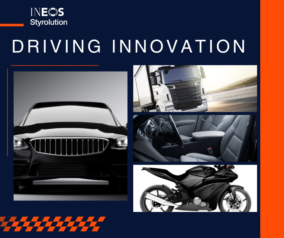 Styrenics are driving automotive | Find styrenics from INEOS Styrolution in automotive exteriors, interiors, two wheelers, trucks, agricultural vehicles, and more. | ineos-styrolution.com/industry/autom…
#INEOS #styrolution #automotive #innovation #automotivedesign