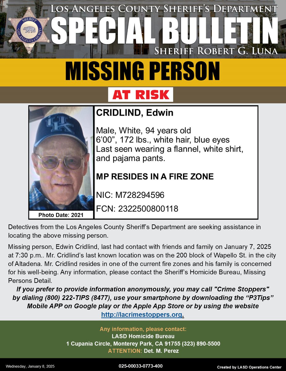 LA County Sheriffs tweet media