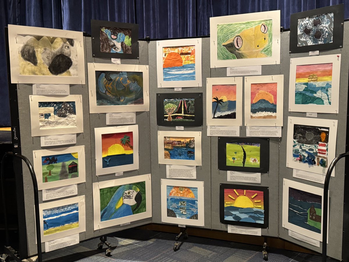 Congratulations Ms. Sandone and the incredible CMS artists.  The CMS art show is up now through 1/15/25.