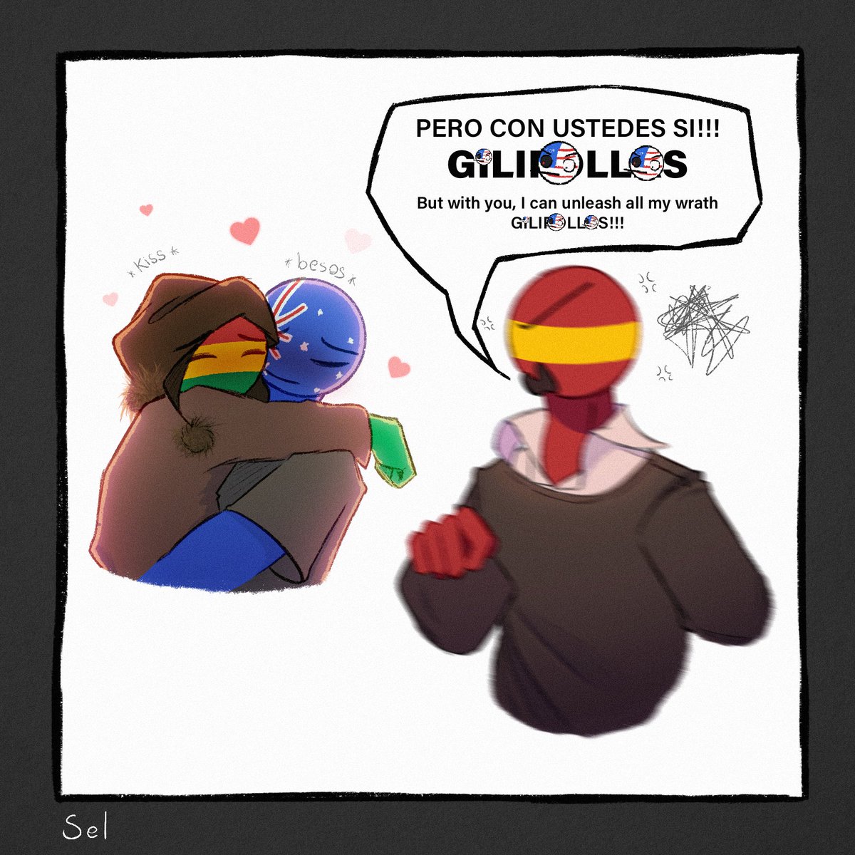 sel__xdd's tweet photo. 🇪🇸🤬🇦🇺
#CountryHumans #countryhumansaustralia #countryhumansbolivia #countryhumansespaña #austraboli #countryhumansaustraboli #countryhumansfanchild https://t.co/pKfjOM4pg6