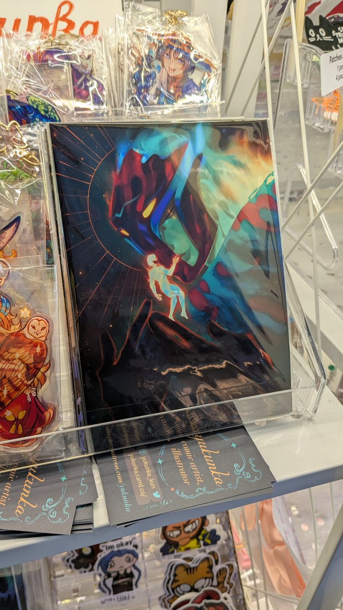 yukunka_kun's tweet image. added sunday and "only you" jayvik prints! and boothil 🥹💫 last chance to get them directly from the store at ArtistAlleyshop in montreal till the 14th!