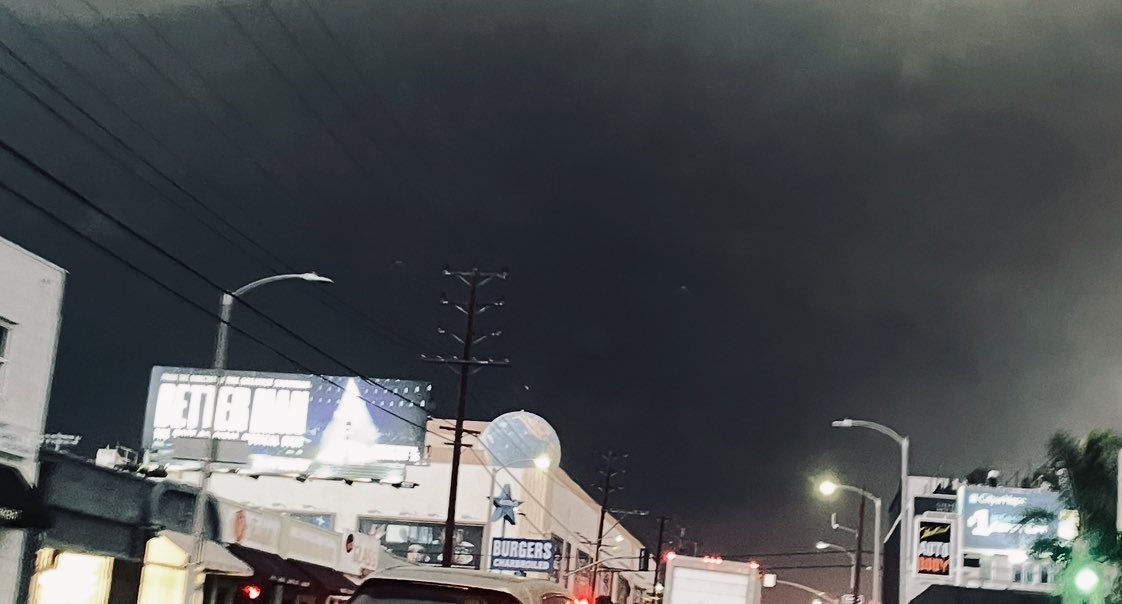 Skies over holllywood.