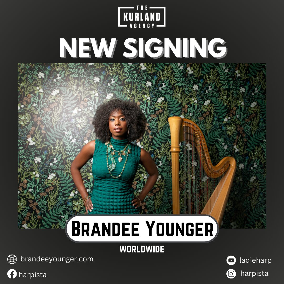 📣 TKA Welcomes Brandee Younger!

Brandee is revolutionizing the harps’ role in modern music. In 2022, she made history by becoming the first Black woman to be nominated for a Grammy Award for Best Instrumental Composition.