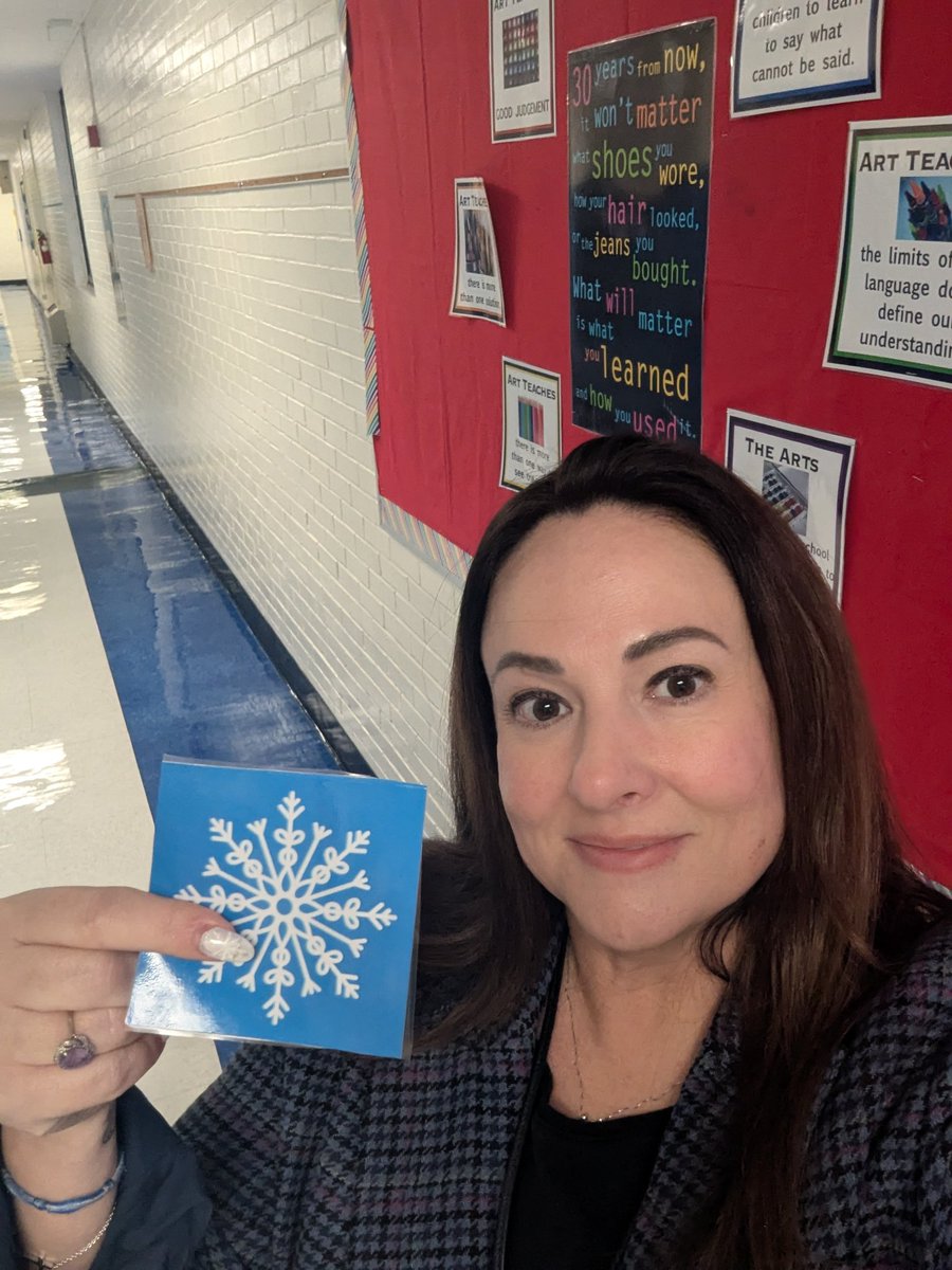 JPersinski's tweet image. In honor of potential snowfall, although unlikely, Teachers and Staff, #GotSnow ?  Wear your snow gear and find the snowflakes around school to win a prize. Find the most to be the ultimate snow king or queen &amp;amp; the mega prize winner!  #snow #snowday #gottacatchthemall @smfalcons