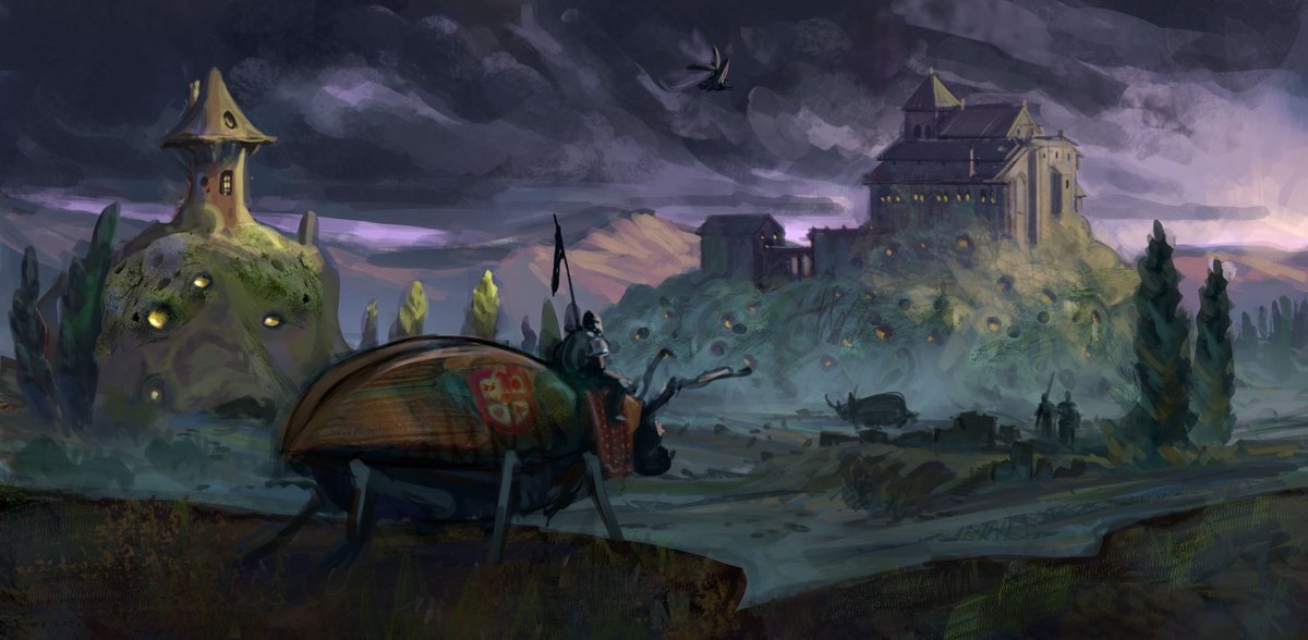 EskoArts's tweet photo. Bugs n knights https://t.co/HxBSVhFqwY