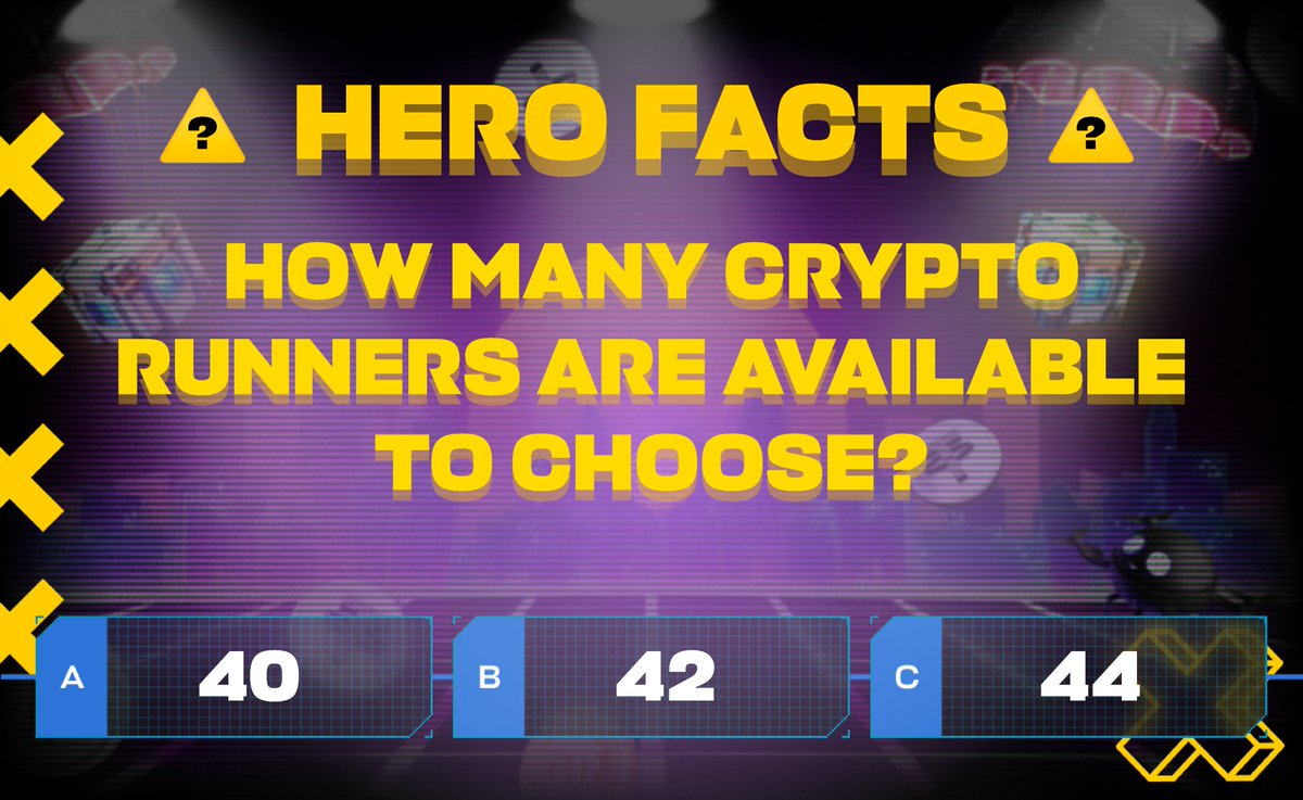 CryptoRush_Fun's tweet image. INIT: HERO_FACTS.CHALLENGE 🔥

Heroes, ready to test your knowledge? 
👍/👎

Run the quiz function and challenge your friends to see who’s got the sharpest mind! 😈

SYSTEM CALL TO ACTION: SHARE YOUR ANSWERS IN THE COMMENTS BELOW 🚨