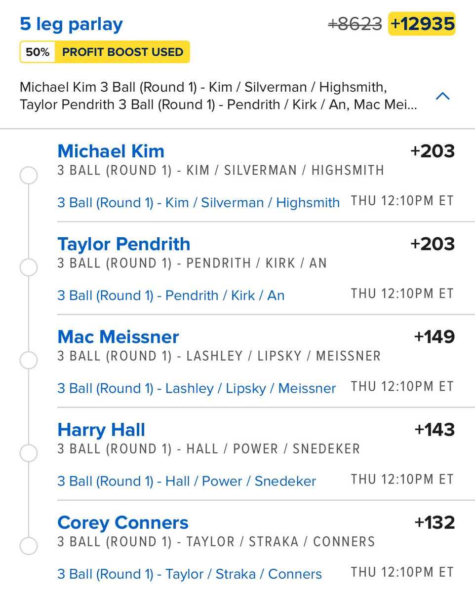 DomsTheB0MB's tweet image. Boosted 3Ball⛳️

🎯+12935