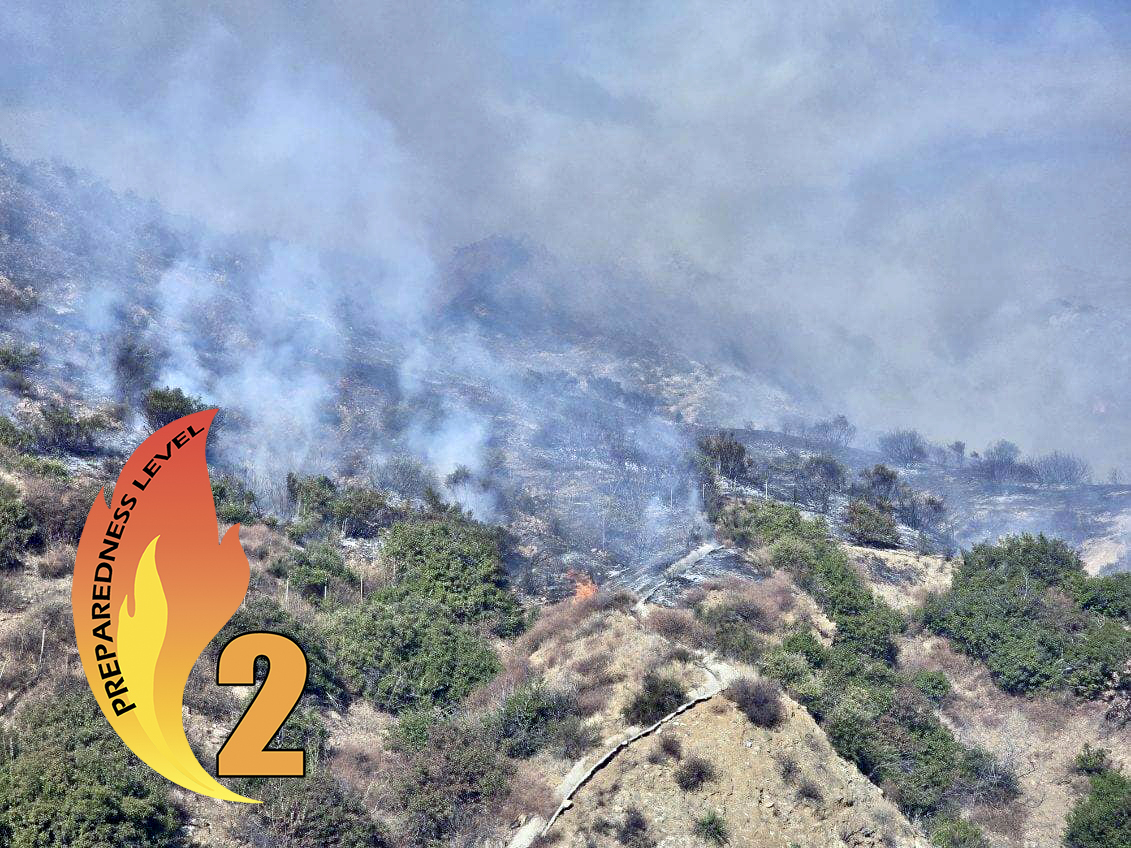 #NationalFireNews: As of today, 01/08/25 at 1600 (MDT), the National #PreparednessLevel is increasing to 2. Significant wildland fire activity is now occurring in multiple Geographic Areas with those areas requiring national support to accomplish incident management objectives.