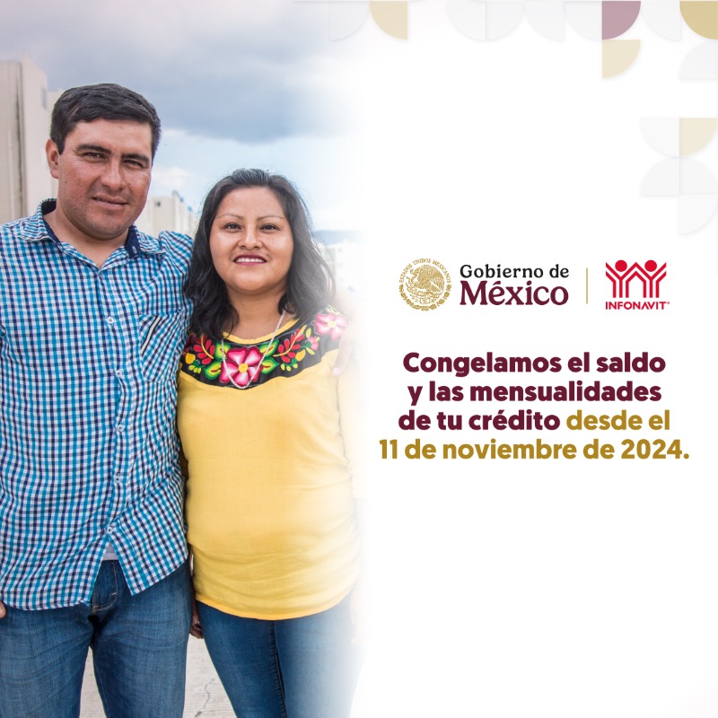 Infonavit's tweet photo. ¡Menos preocupaciones, más posibilidades! Congelamos tu saldo y mensualidades. Conoce la situación de tu crédito.