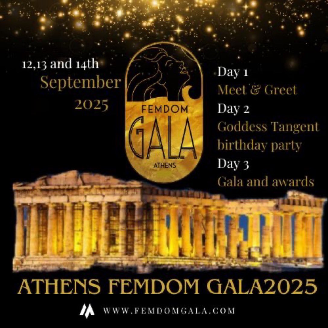For those who missed the chance to purchase <a href="/FemdomGala/">FemDom Gala</a> tickets with 15% off, I’m offering a 10% discount from January 29th to 31st in celebration of my birthday! The discount code will be posted on @arianachevalier @femdomgala social media on January 28th. If you’re interested,