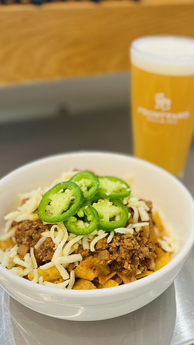 FrontyardBrew's tweet image. Might be chilly out but we’ve got you covered. Grab a hot bowl of Frito Pie!!!