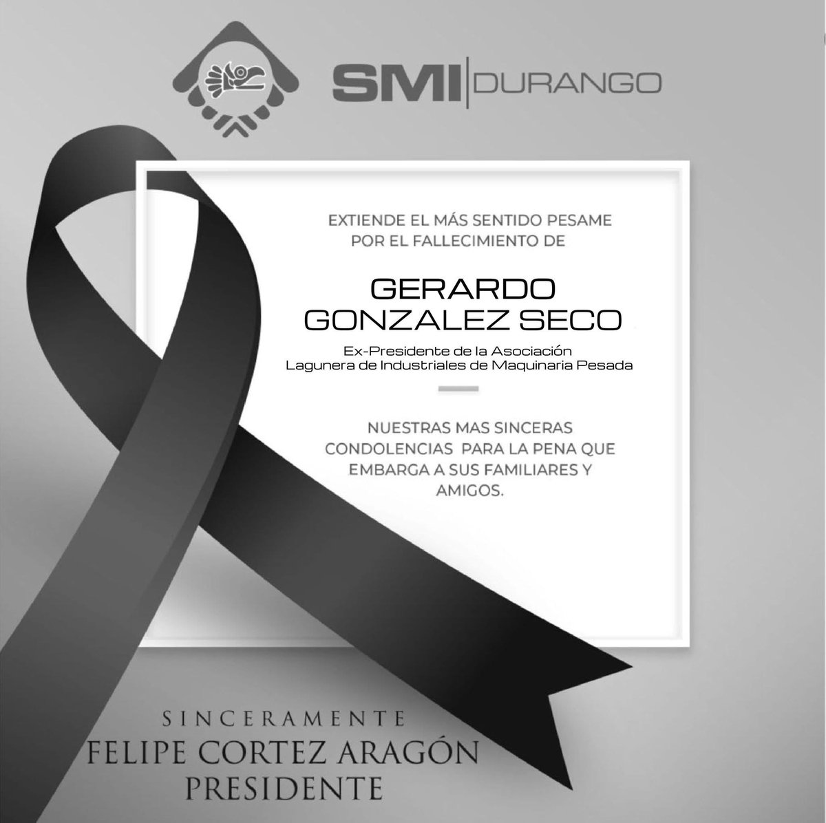 Con profunda tristeza me uno al dolor que embarga a los familiares y amigos de mi amigo  Gerardo González Seco.

En este difícil momento, envío mis más sinceras condolencias.

Descanse en paz.