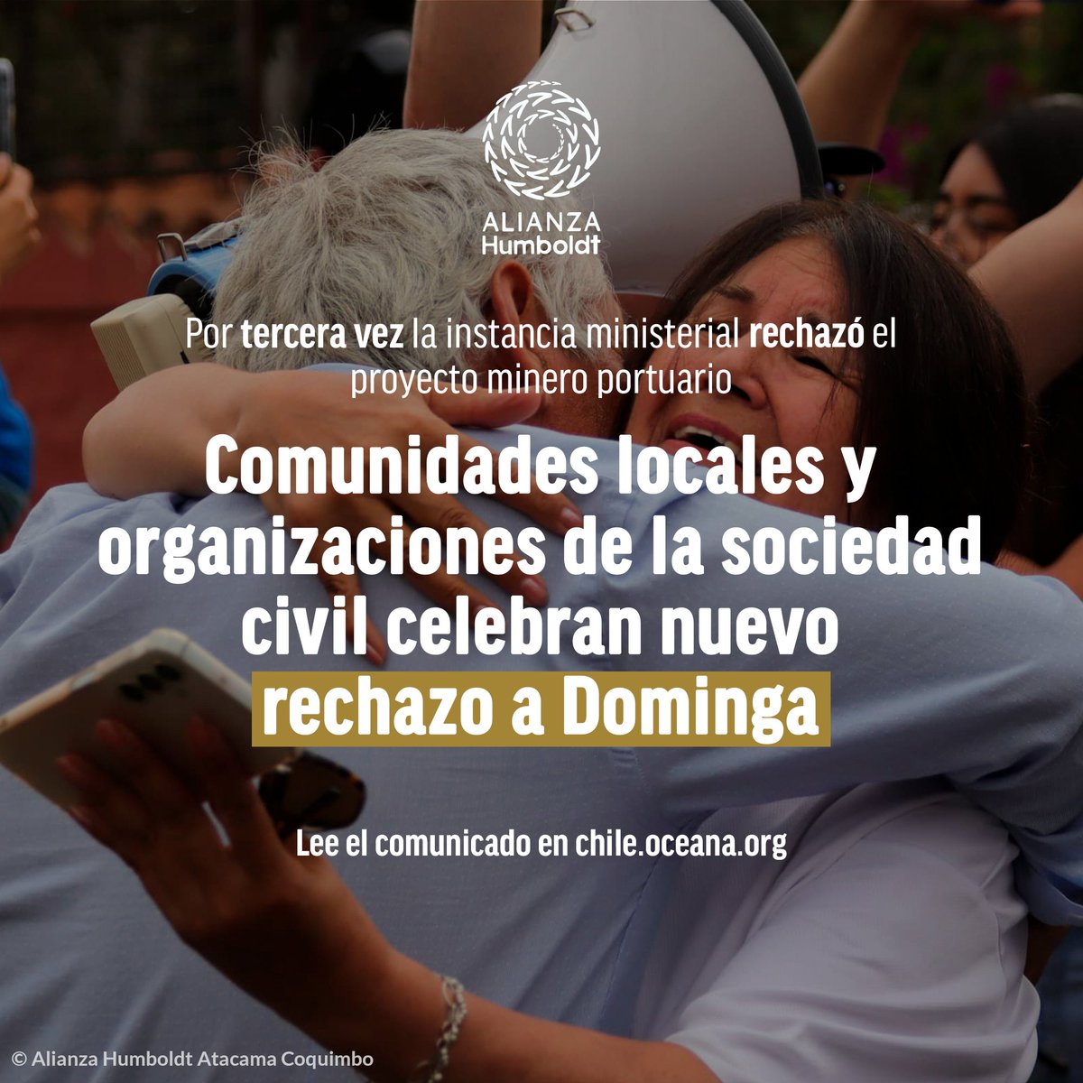 #NoADominga | Por unanimidad y por tercera vez, el Comité de Ministros declaró que el proyecto minero portuario Dominga no cumple con los estándares ambientales.

🔹 Con esta resolución, se da por cumplida la sentencia del Tribunal Ambiental de Antofagasta.

📄 Lee el comunicado