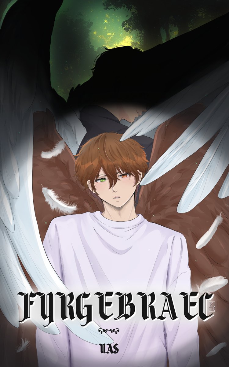 DanMidou's tweet photo. Book cover for @cubioh 1 out of 7 the lighthaven series 
#comissionsopen #artwork #bl #boylove #manhwabl #art #booktwt #originalcharacter #novelart https://t.co/rfbkhtDOtC