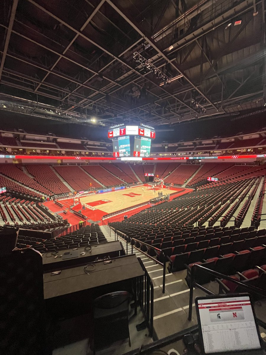 Greetings from PBA! Quad 1 opportunity for the Huskers against one of the best Michigan State teams in recent history at No. 20. Live on KRNU at 7:00 with Bobby Hessling!
