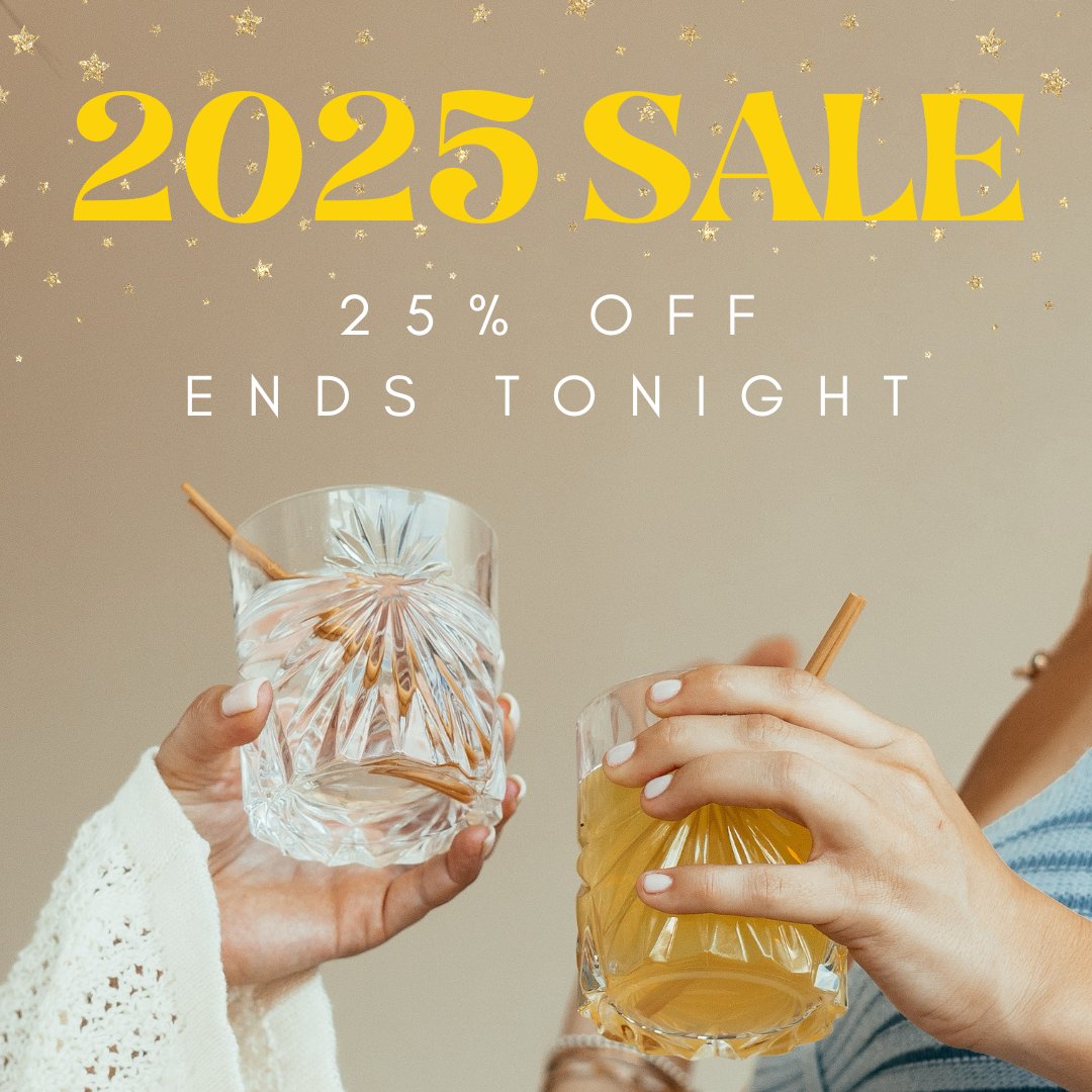 🔥 Last Day Of Our Sale: 25% Off 🥤✨With code 2525, ends at midnight! #HAYstraws #Ecostraws #ecocutlery #compostable