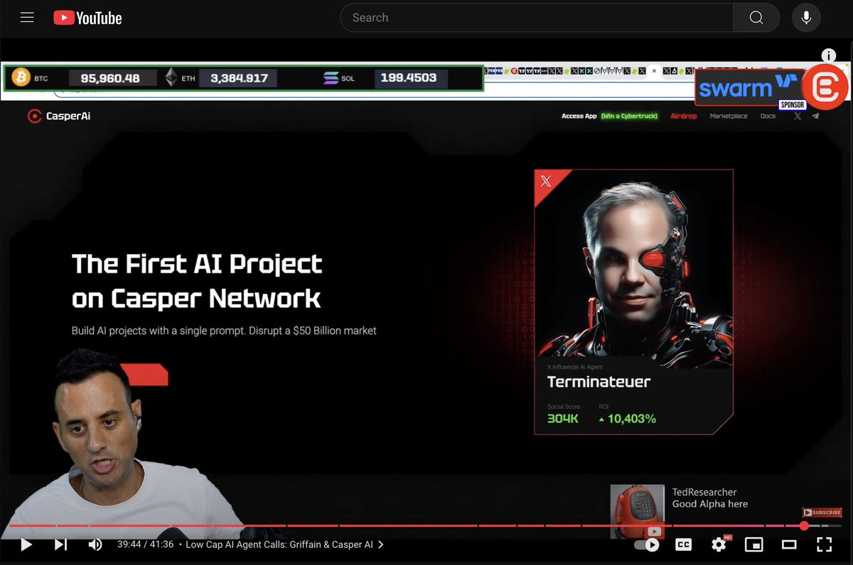 Nice seeing <a href="/crypto_banter/">Crypto Banter</a> reviewing #AI projects on <a href="/Casper_Network/">Casper</a>! Congrats <a href="/AI_CSPR/">cspr_ai</a> on your traction. 

$CSPR #Casper