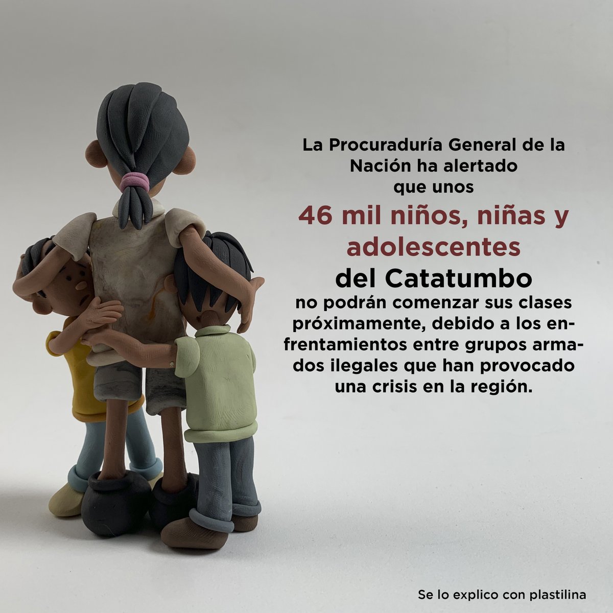 altereddie's tweet photo. #Catatumbo La Procuraduría General de la Nación ha alertado que unos 46 mil niños, niñas y adolescentes del Catatumbo no podrán comenzar sus clases próximamente, debido a los enfrentamientos entre grupos armados ilegales que han provocado una crisis en la región. https://t.co/wwh5Y5IPDA